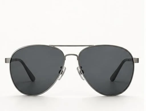 Men's Modern Aviator Sunglasses in Gunmetal / Slate, style preview